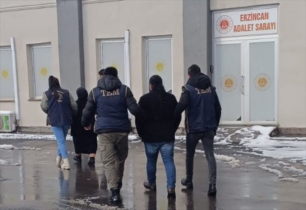 Erzincan\'da 4 Terör Propagandacısı Gözaltında