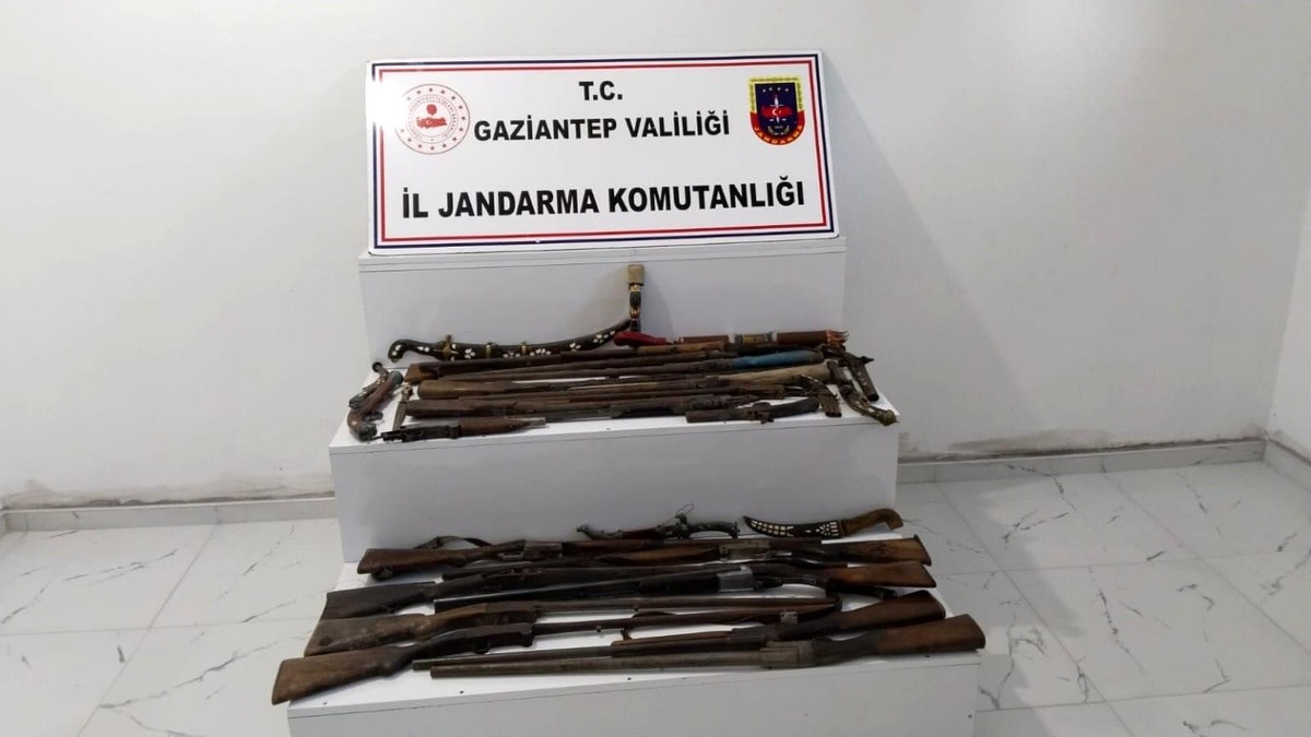 Gaziantep\'te Silah Kaçakçılığı Operasyonu