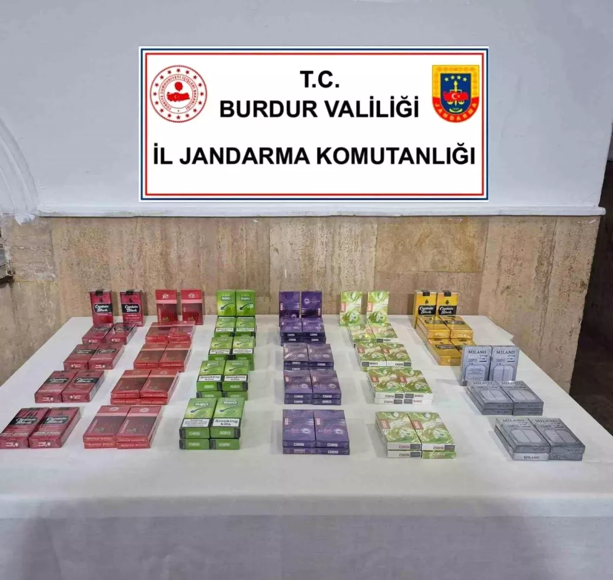 Burdur\'da 35 Operasyonda 2 Tutuklama