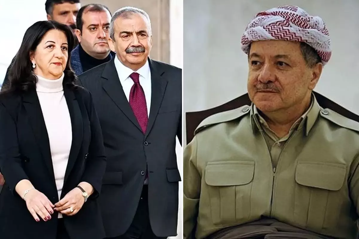 DEM Parti İmralı heyeti Mesud Barzani ile görüşecek