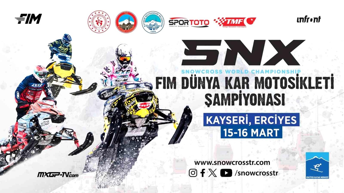 Erciyes, 2025 Dünya Kar Motosikleti Şampiyonası\'na Ev Sahipliği Yapacak