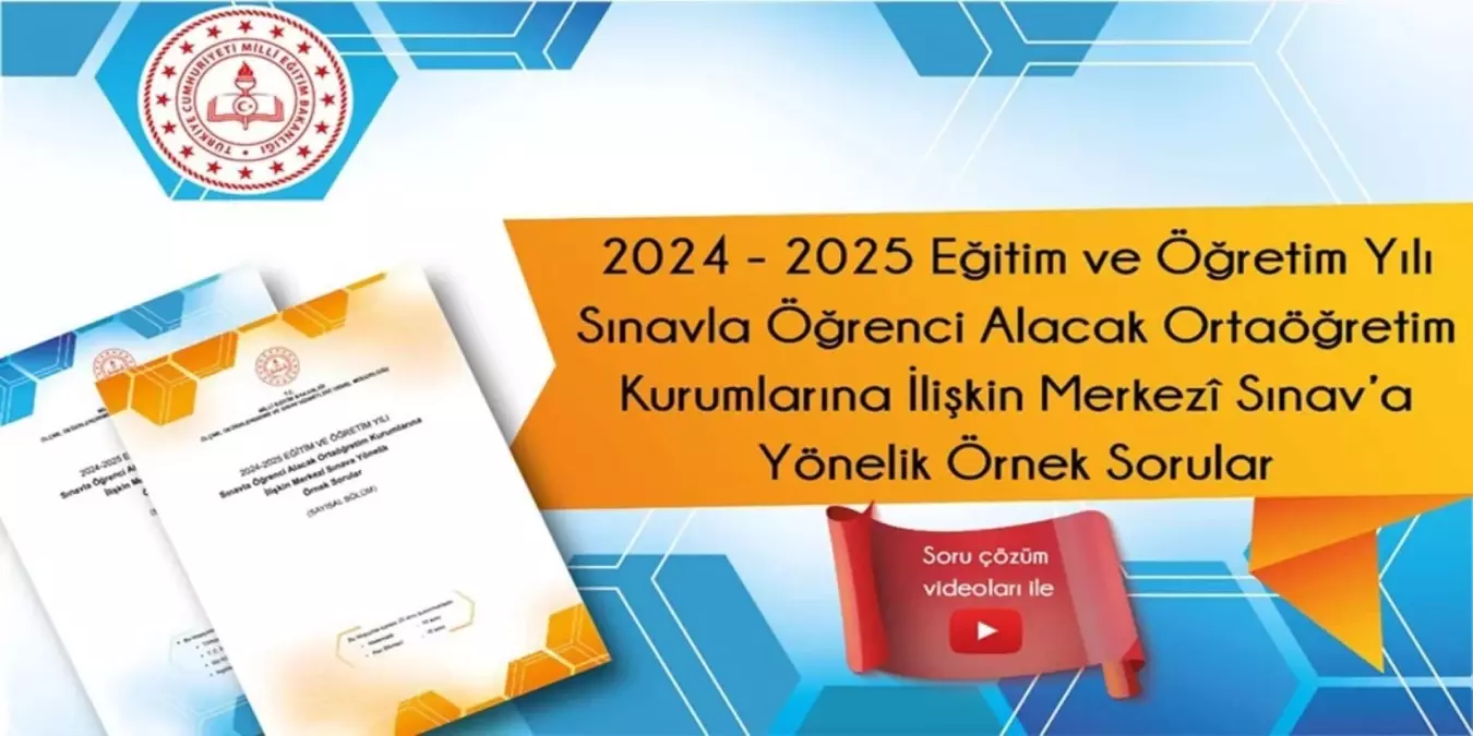 MEB, LGS Hazırlık İçin Yeni Örnek Soru Kitapçıklarını Yayınladı