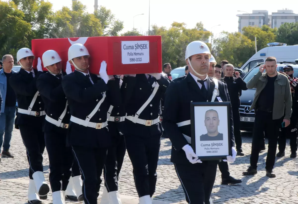 Motosiklet Kazasında Hayatını Kaybeden Polis Memuru İçin Tören Düzenlendi