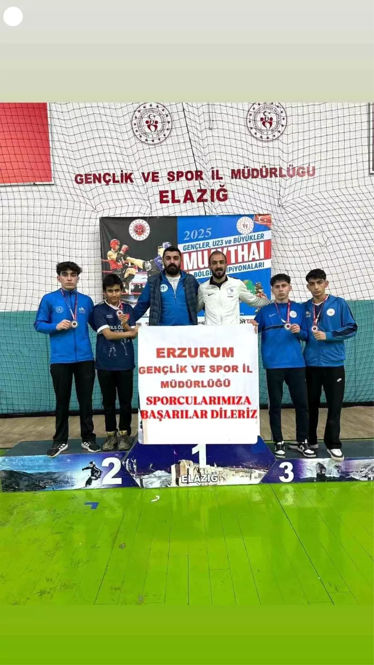 Erzurumlu Muay Thai Sporcuları Bölge Şampiyonasından Madalya ile Döndü