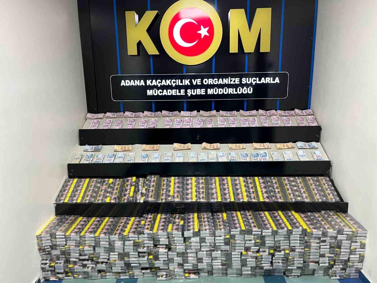 Adana\'da Kaçak Sigara Operasyonu