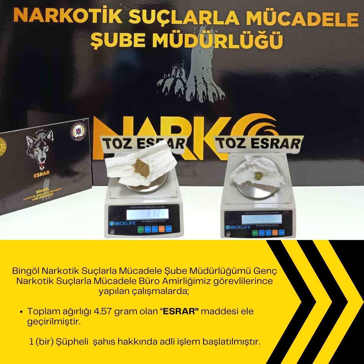 Bingöl\'de Uyuşturucu Operasyonu