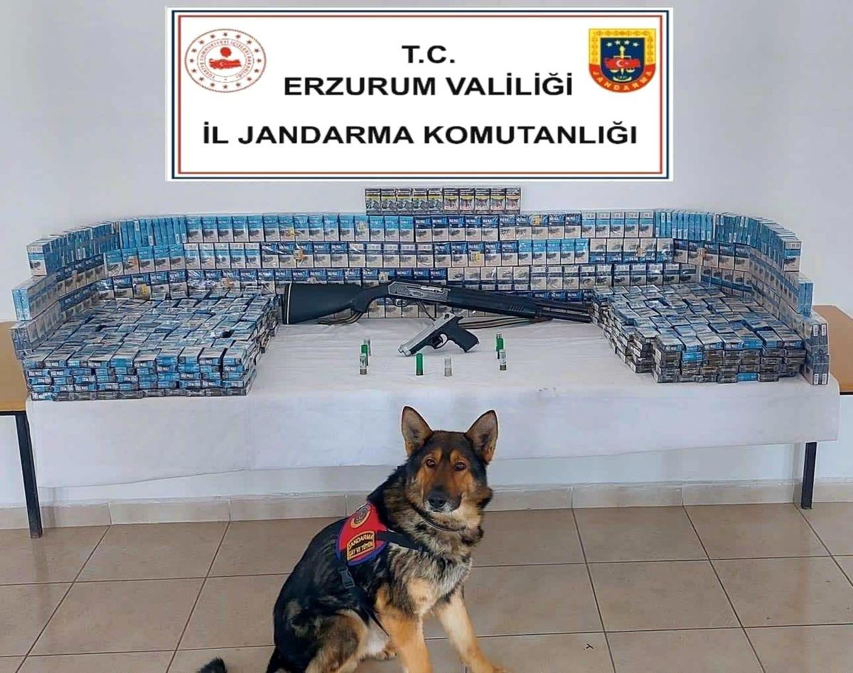 Erzurum\'da Kaçak Sigara Operasyonu
