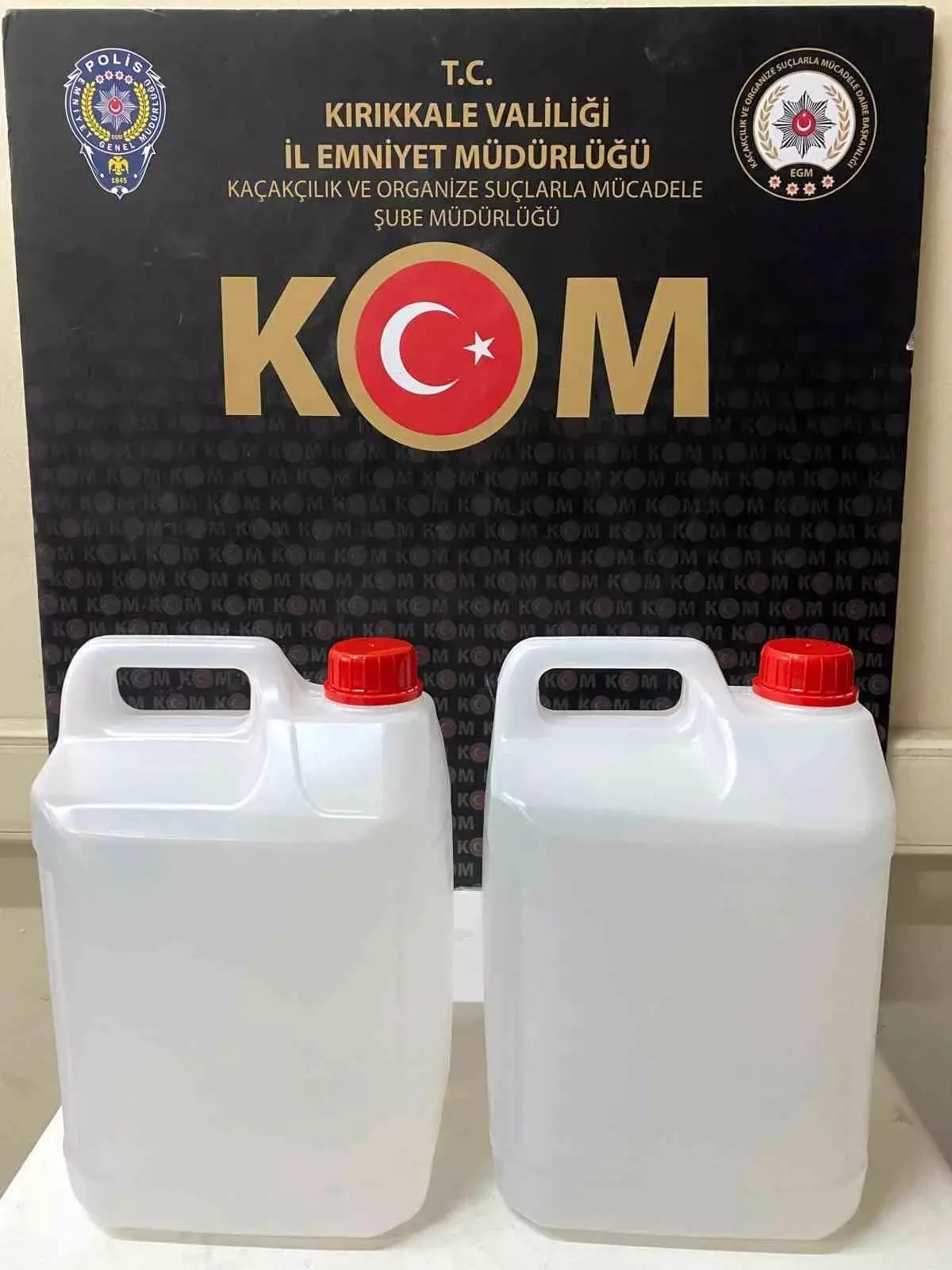 Kırıkkale\'de Kaçak Alkol Operasyonu