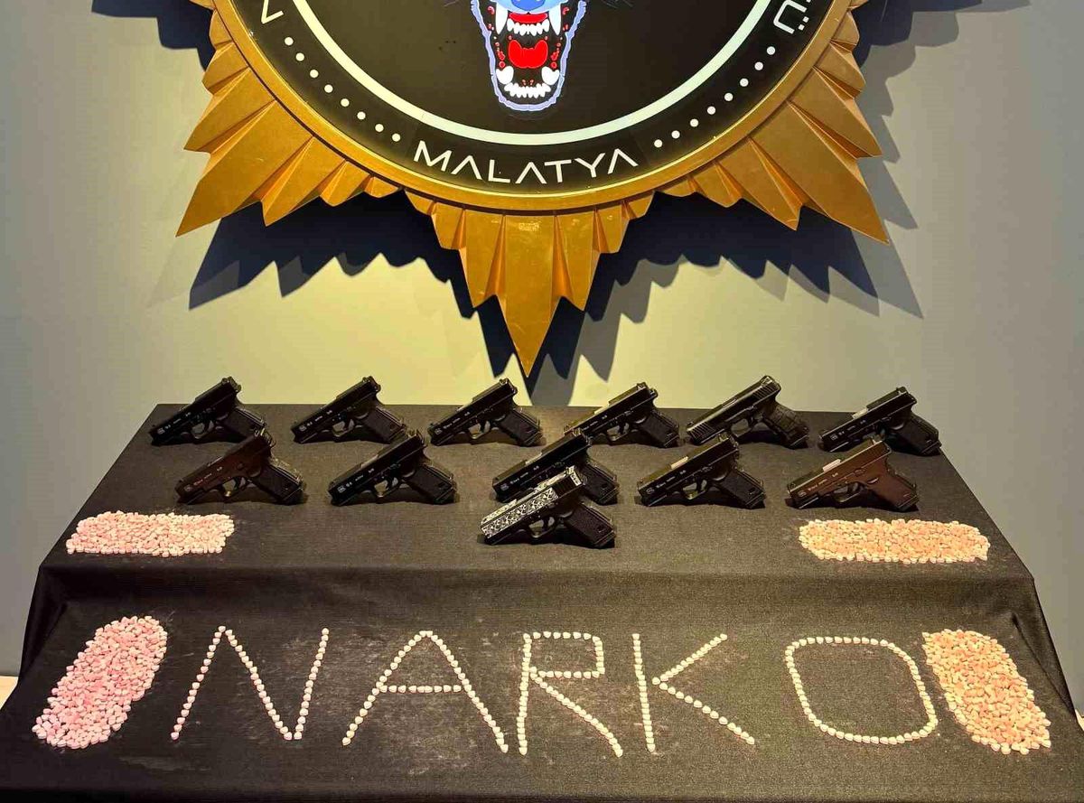 Malatya\'da Silah ve Uyuşturucu Operasyonu
