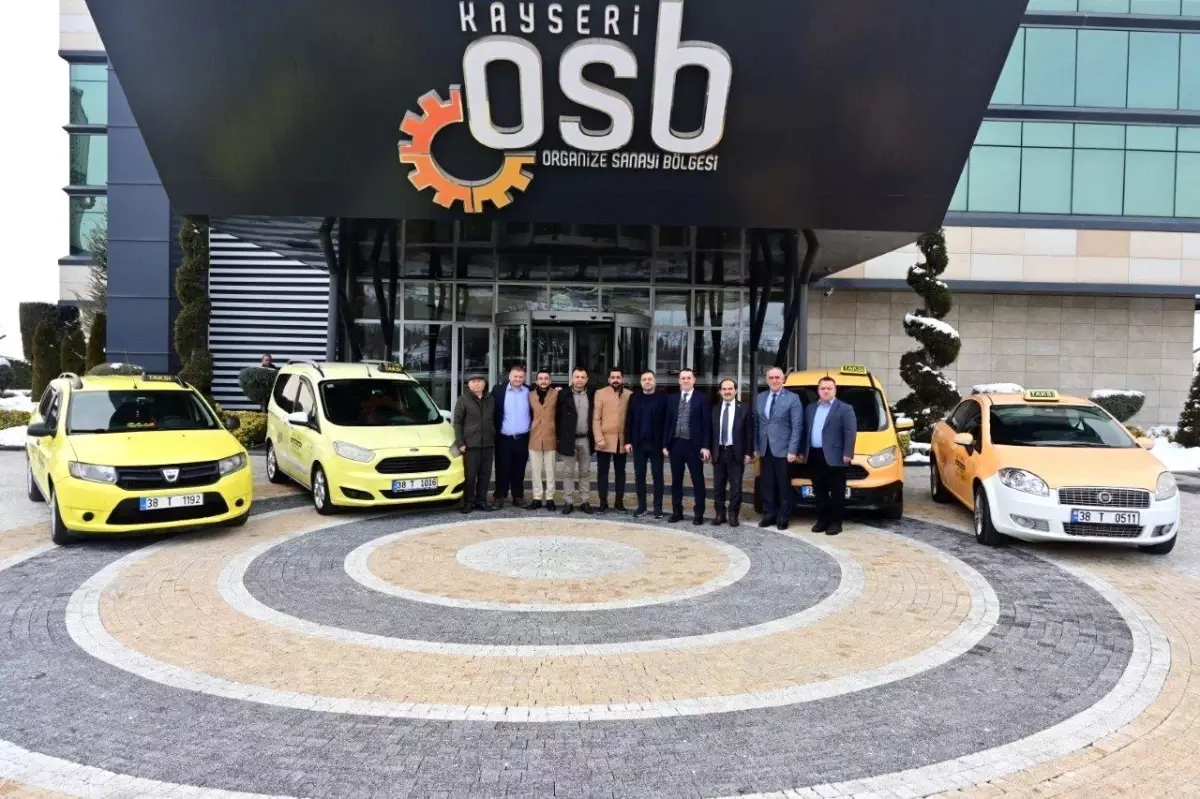 Kayseri OSB\'de Organize Taksi Durağı Hizmete Girdi