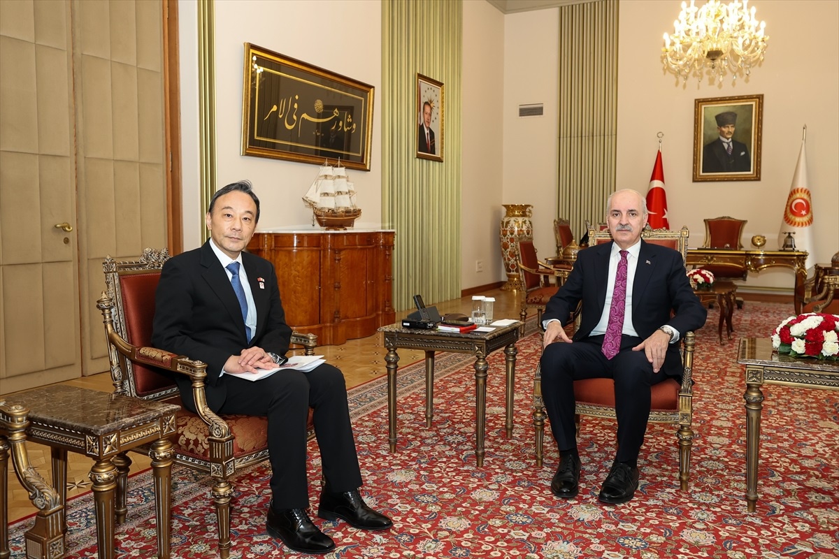 TBMM Başkanı Kurtulmuş, Japon Büyükelçiyi Kabul Etti