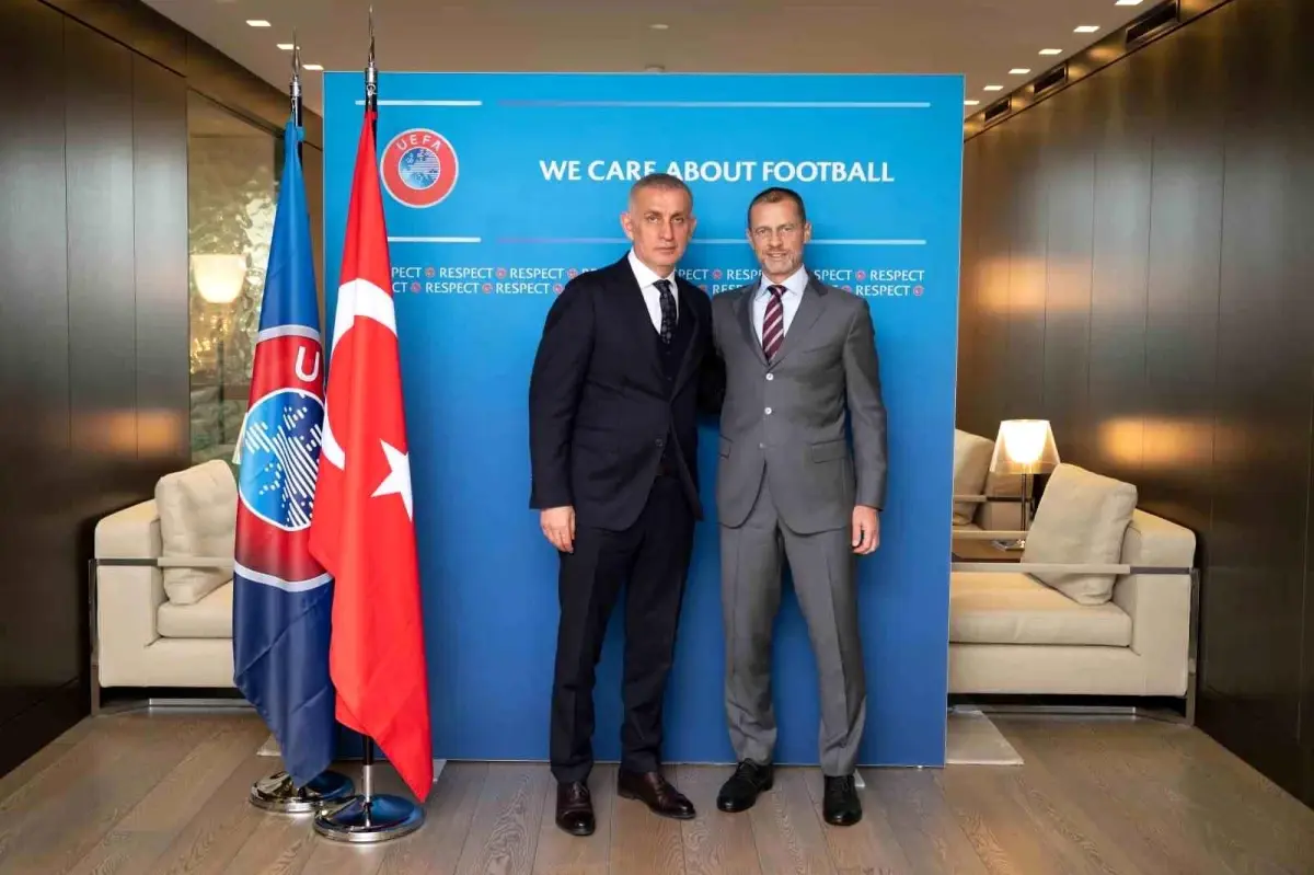 TFF Başkanı Hacıosmanoğlu, UEFA ile Görüştü