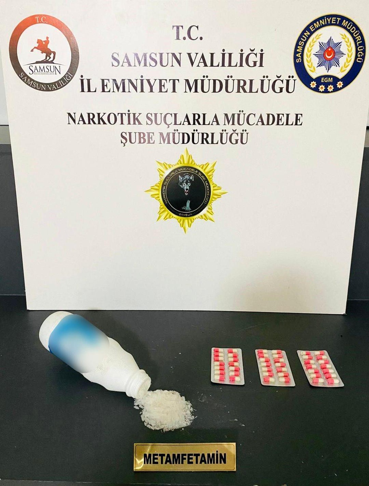 Samsun\'da Ayran Şişesinde Uyuşturucu Ele Geçirildi