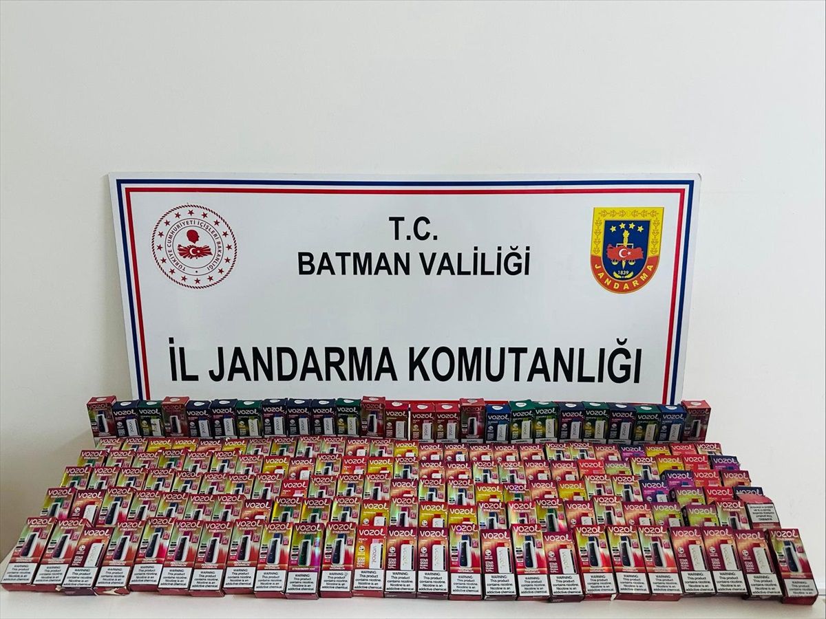 Batman\'da 210 Kaçak Elektronik Sigara Ele Geçirildi