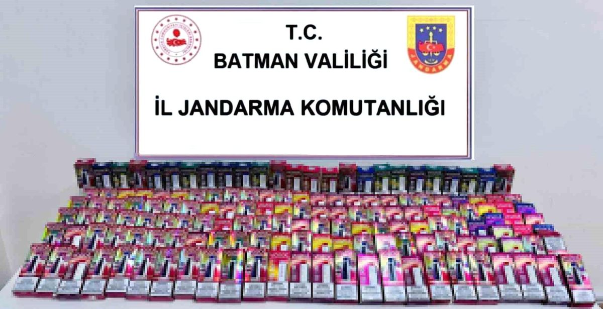 Batman\'da 210 Elektronik Sigara Ele Geçirildi