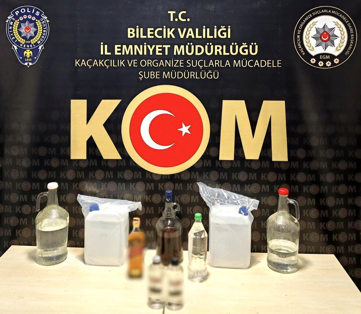 Bilecik\'te Kaçak İçki Operasyonu
