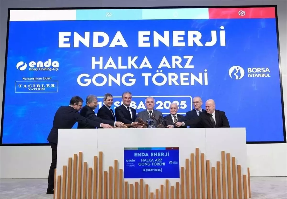 Enda Enerji Borsa İstanbul\'da İşleme Başladı