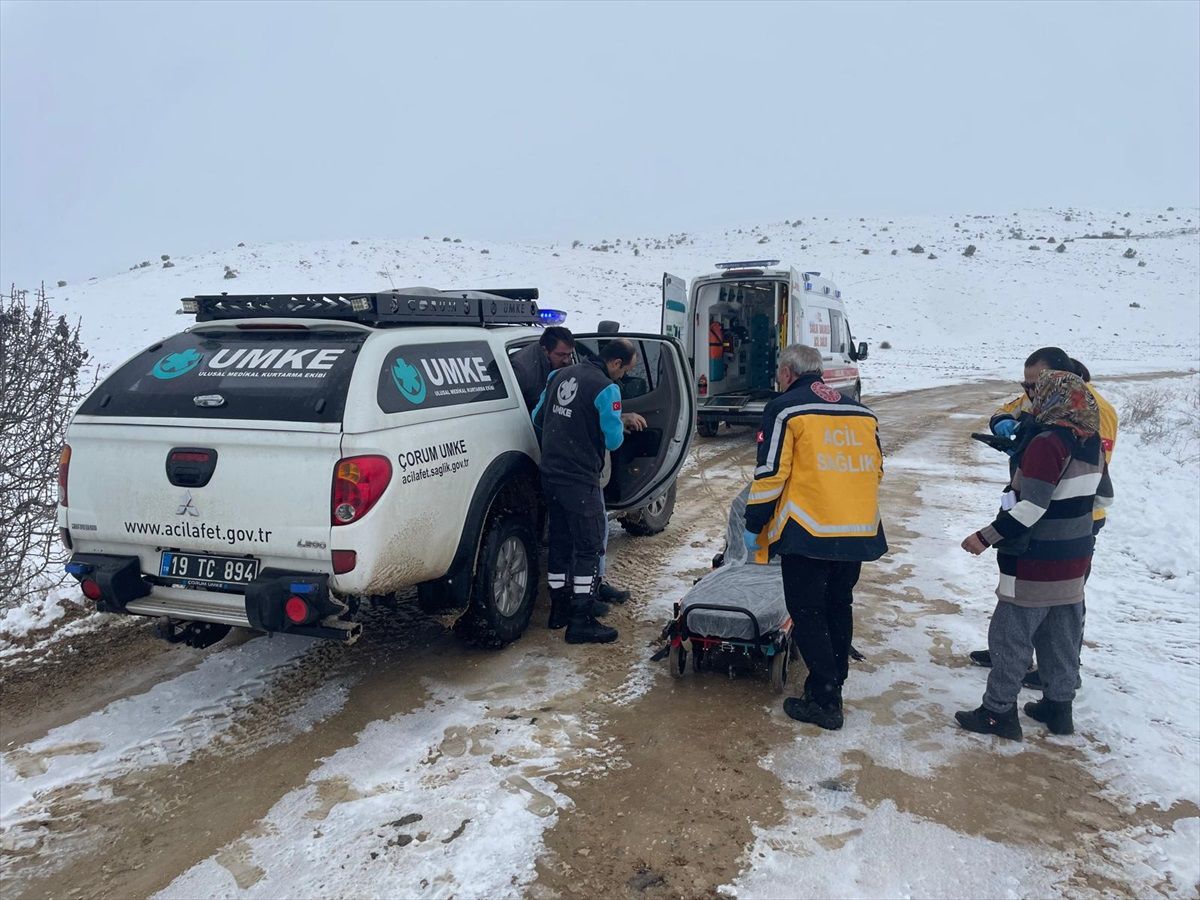 86 Yaşındaki Adam UMKE ile Hastaneye Ulaştırıldı