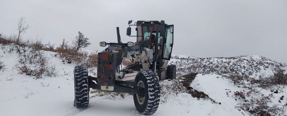 Elazığ\'da Kar Sebebiyle Kapalı Yolların Durumu
