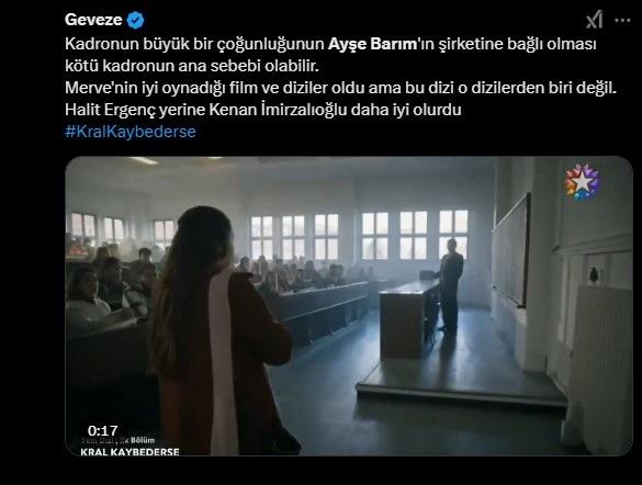 Merve Dizdar'ın Kral Kaybederse'deki rolü tepki çekti