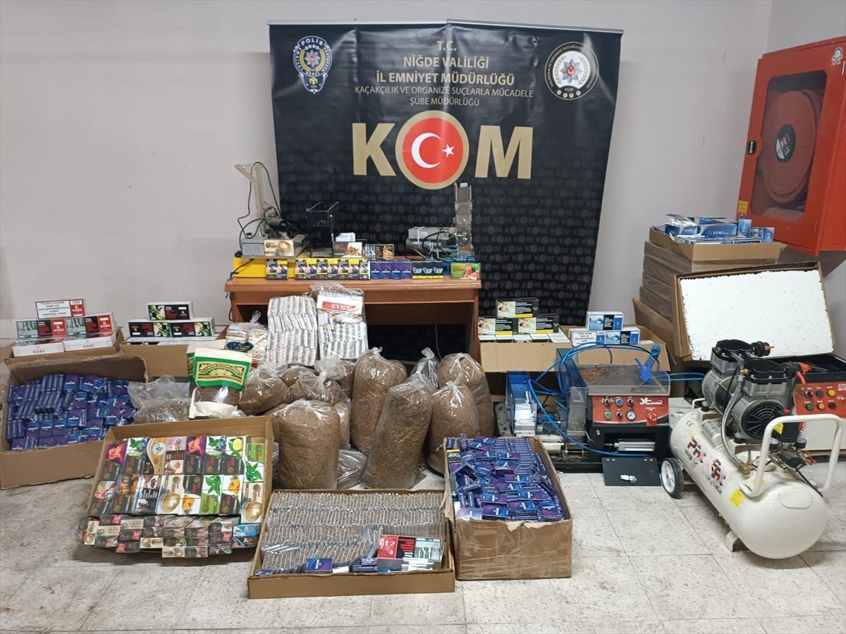 Niğde\'de Kaçakçılık Operasyonu