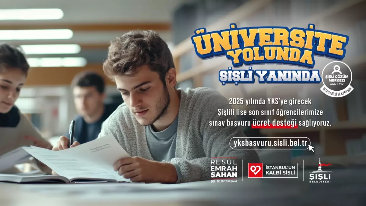 Şişli Belediyesi, YKS Sınav Ücretlerini Karşılayacak