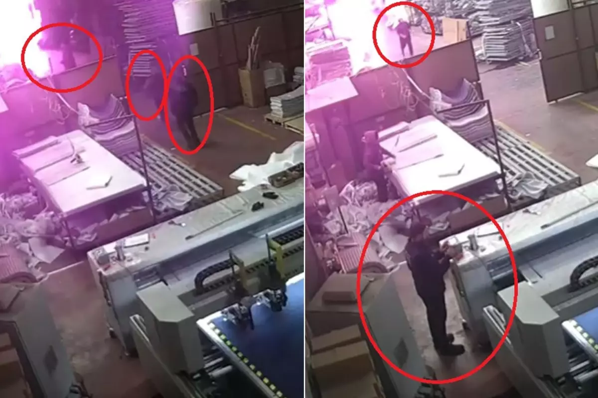 3 kişi öldüğü yangın anın kamera görüntüleri ortaya çıktı