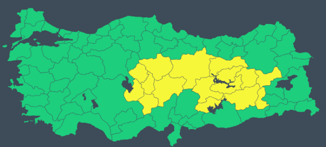 32 il için kar yağışı uyarısı! 12 kentte kuvvetli görülecek