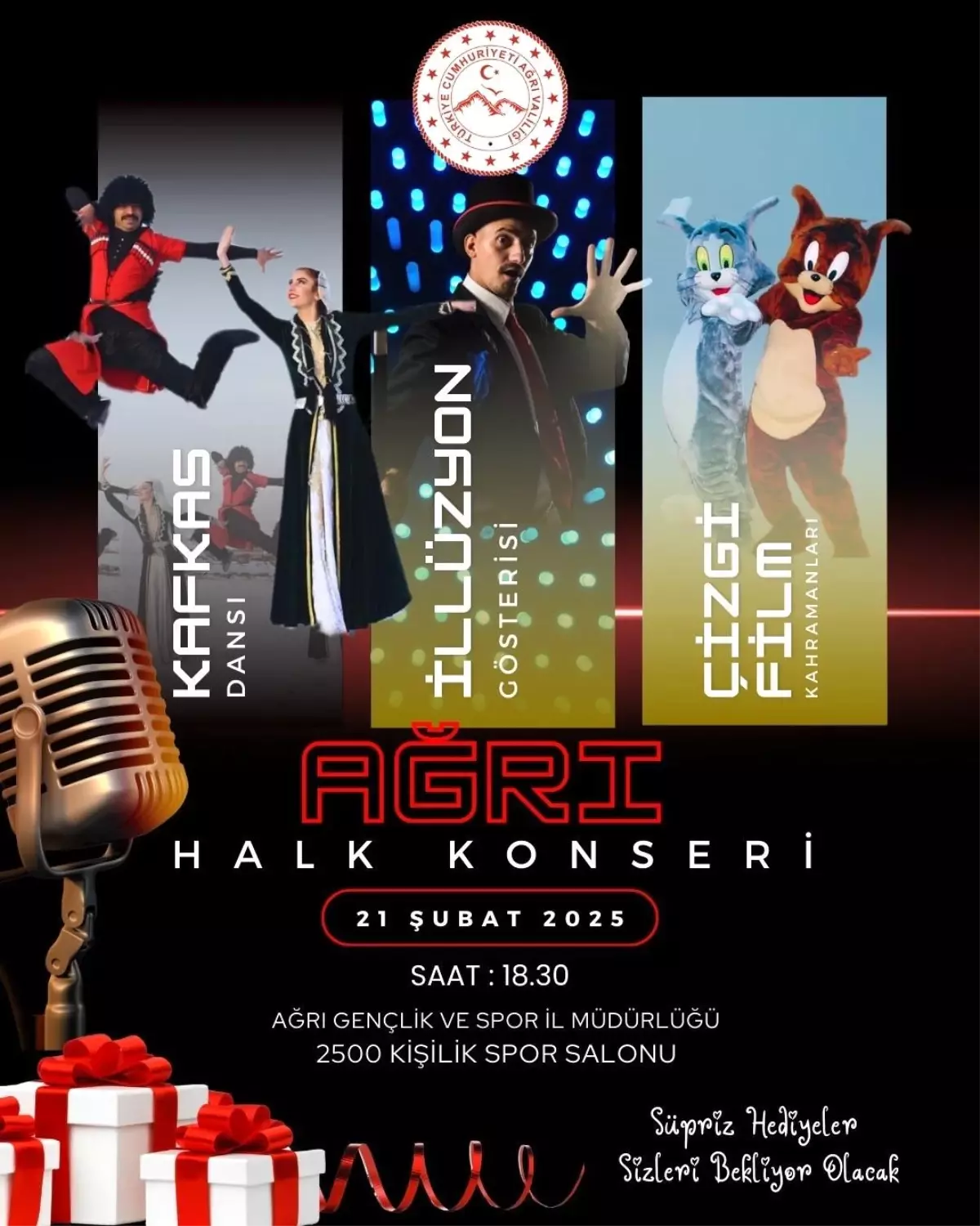 Ağrı\'da Halk Konseri Düzenlenecek