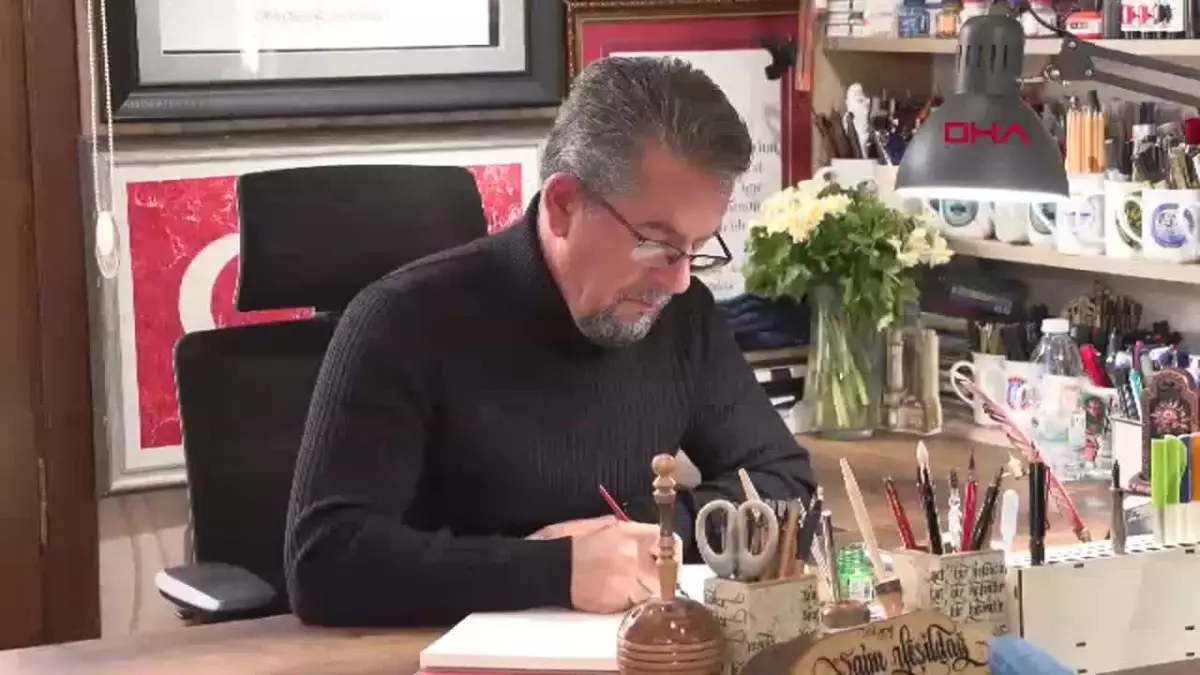 Saim Yeşildağ Kaligrafi Sanatını Geleceğe Taşıyor