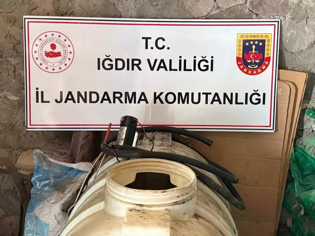 Iğdır\'da Kaçak Akaryakıt Operasyonu