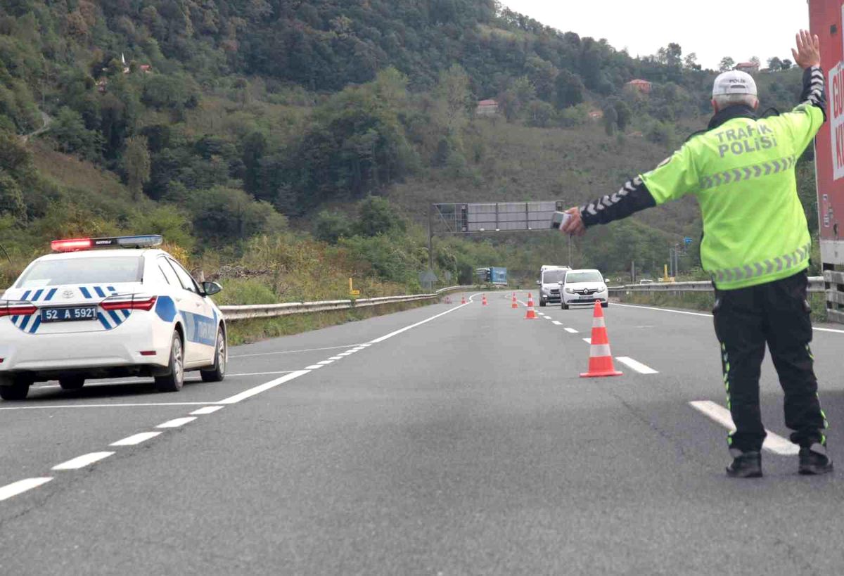 Ordu\'da Trafik Denetimleri