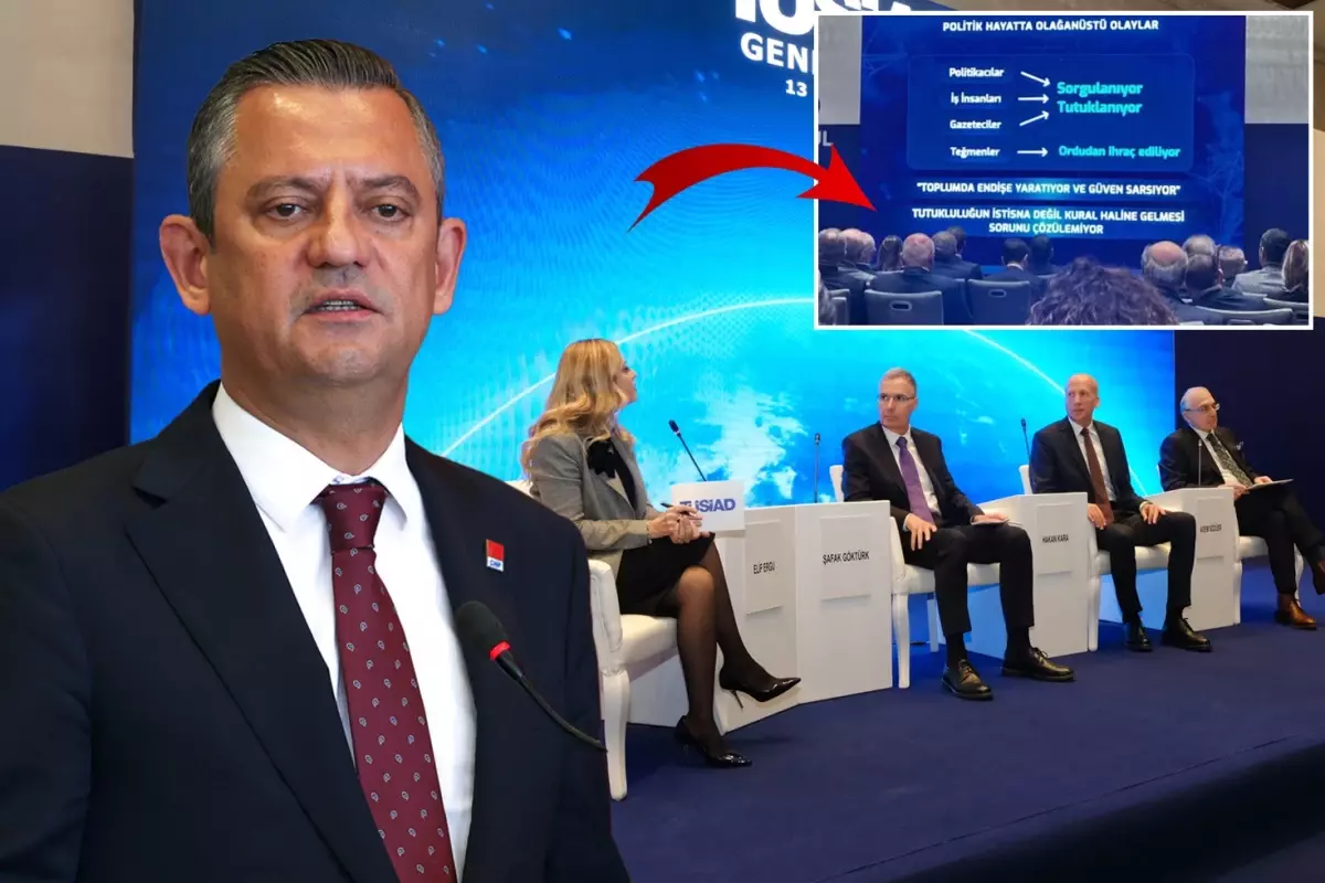 TÜSİAD toplantısında gündem yaratan sözler! İlk yorum Özel\'den geldi