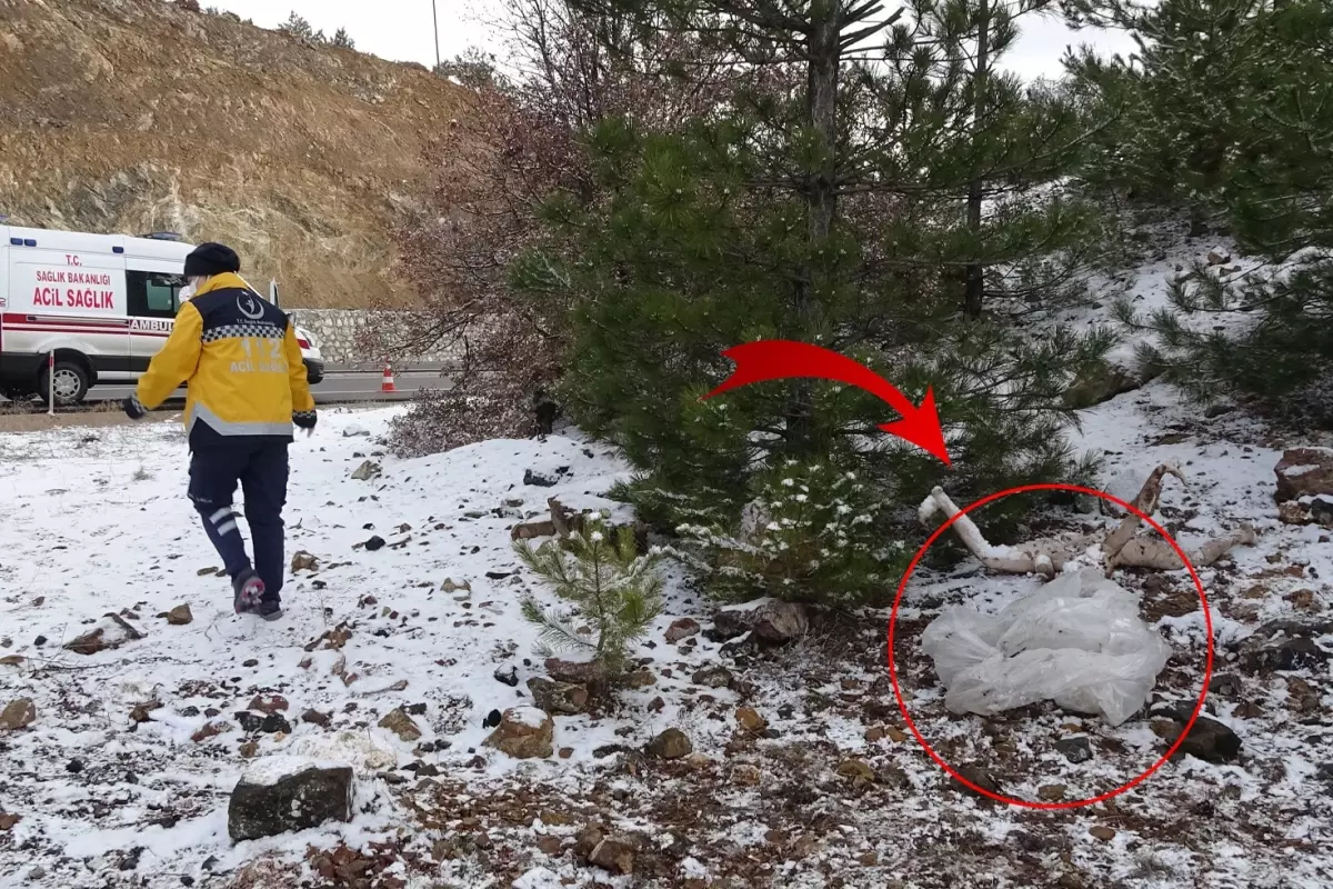 Yol kenarında ceset ihbarı ekipleri harekete geçirdi, gerçek sonradan ortaya çıktı