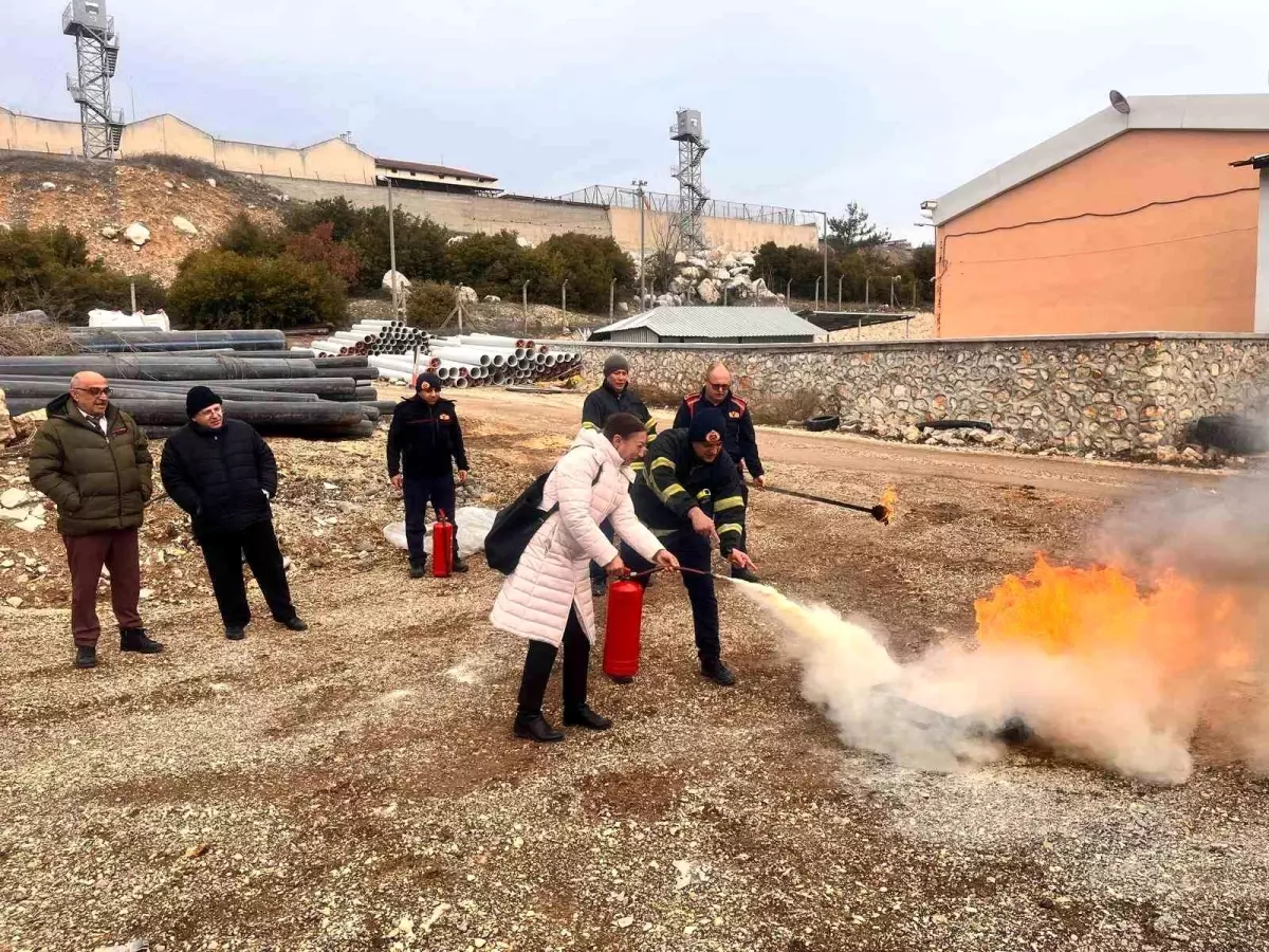 Bilecik\'te Yangın Güvenliği Tatbikatı Gerçekleştirildi