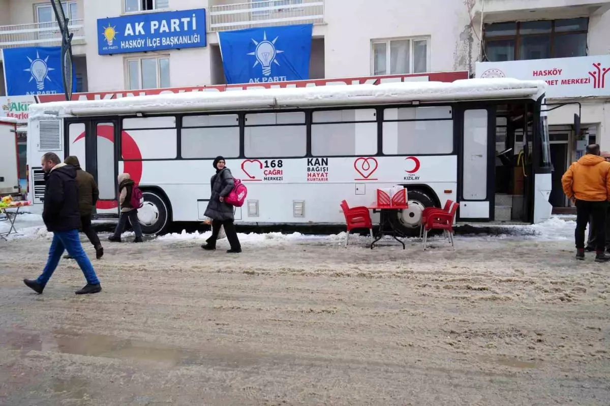 Muş\'ta Kan Bağışı Kampanyası Yoğun İlgi Gördü