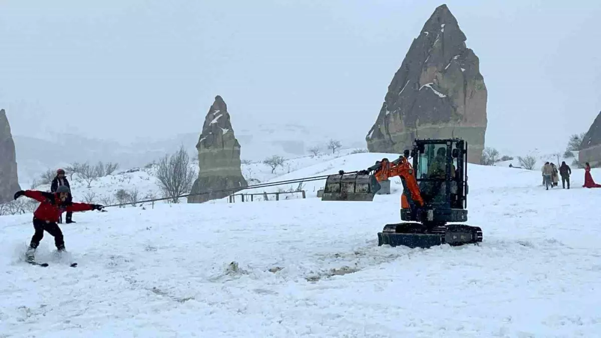 Kapadokya\'da Ekstrem Kayak Eğlencesi