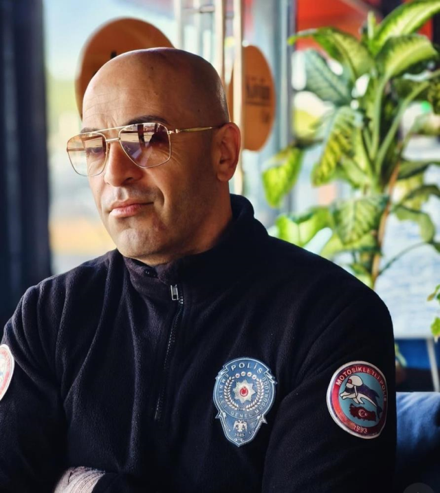 Polis memurunun hayatını kaybettiği motosiklet kazası kask kamerasında