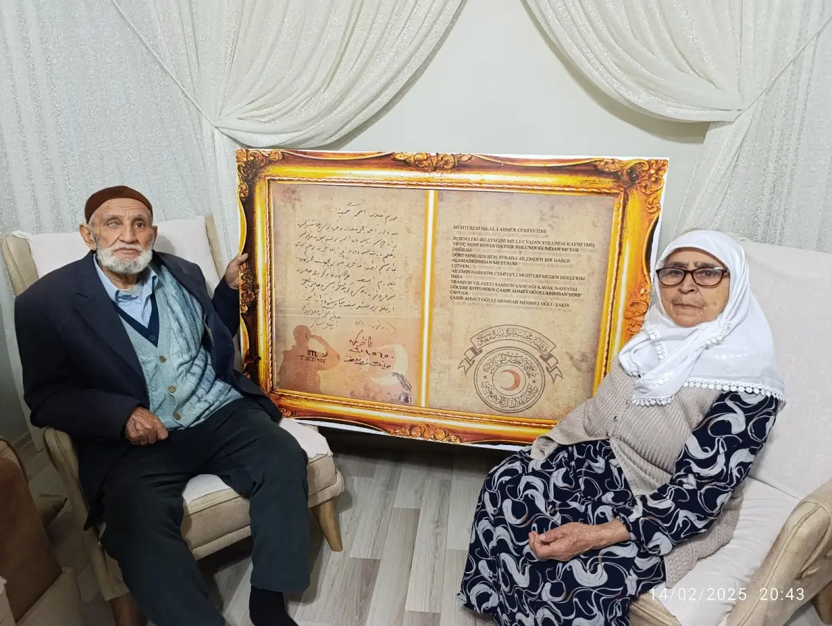 107 Yıl Sonra Aileye Ulaşan Savaş Mektubu Duygusal Anlar Yaşattı