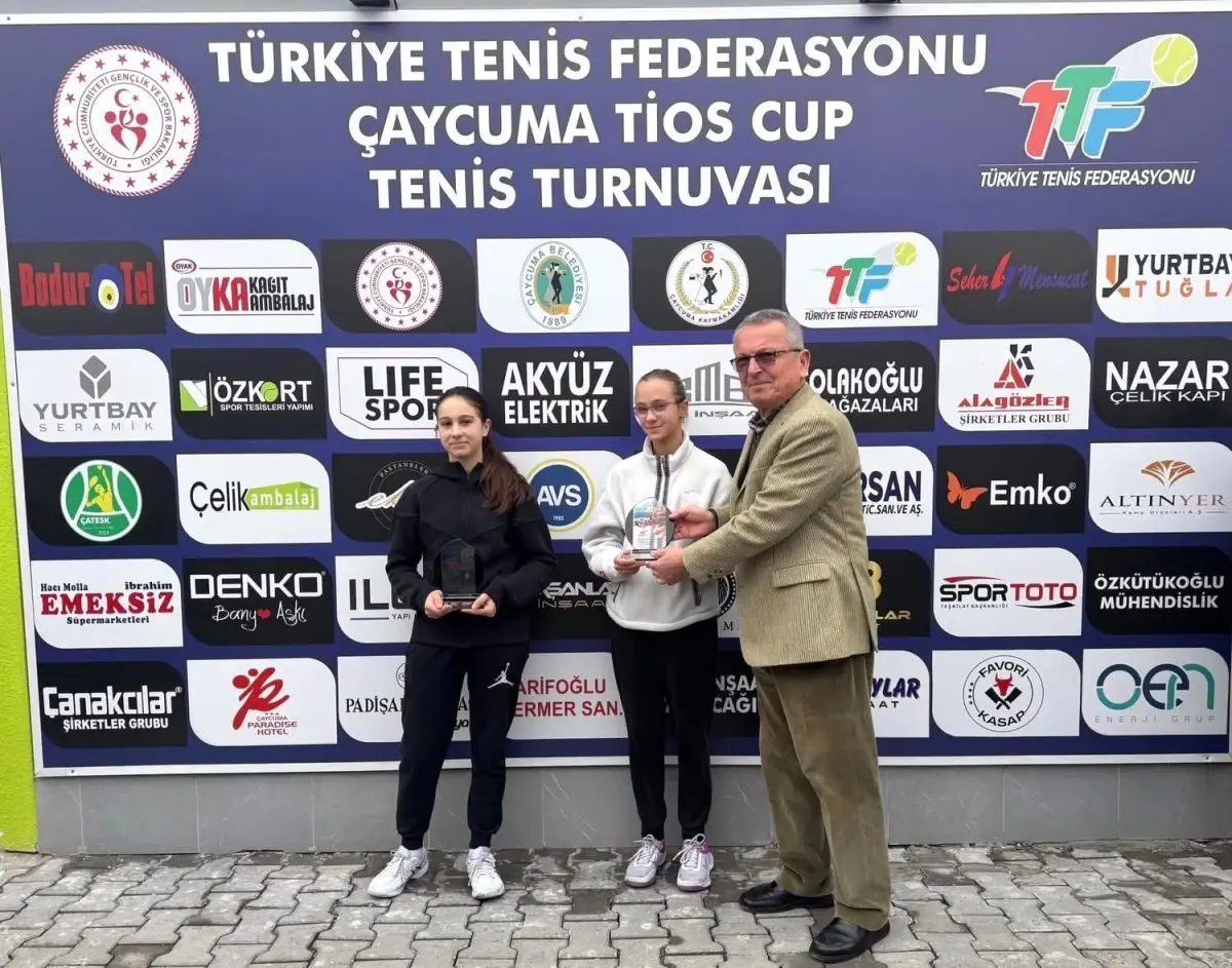 Çaycuma Tios Cup Tenis Turnuvası Coşkuyla Başladı