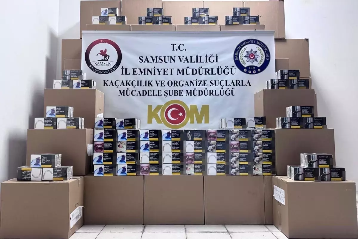 Samsun\'da Kaçakçılığa Büyük Darbe