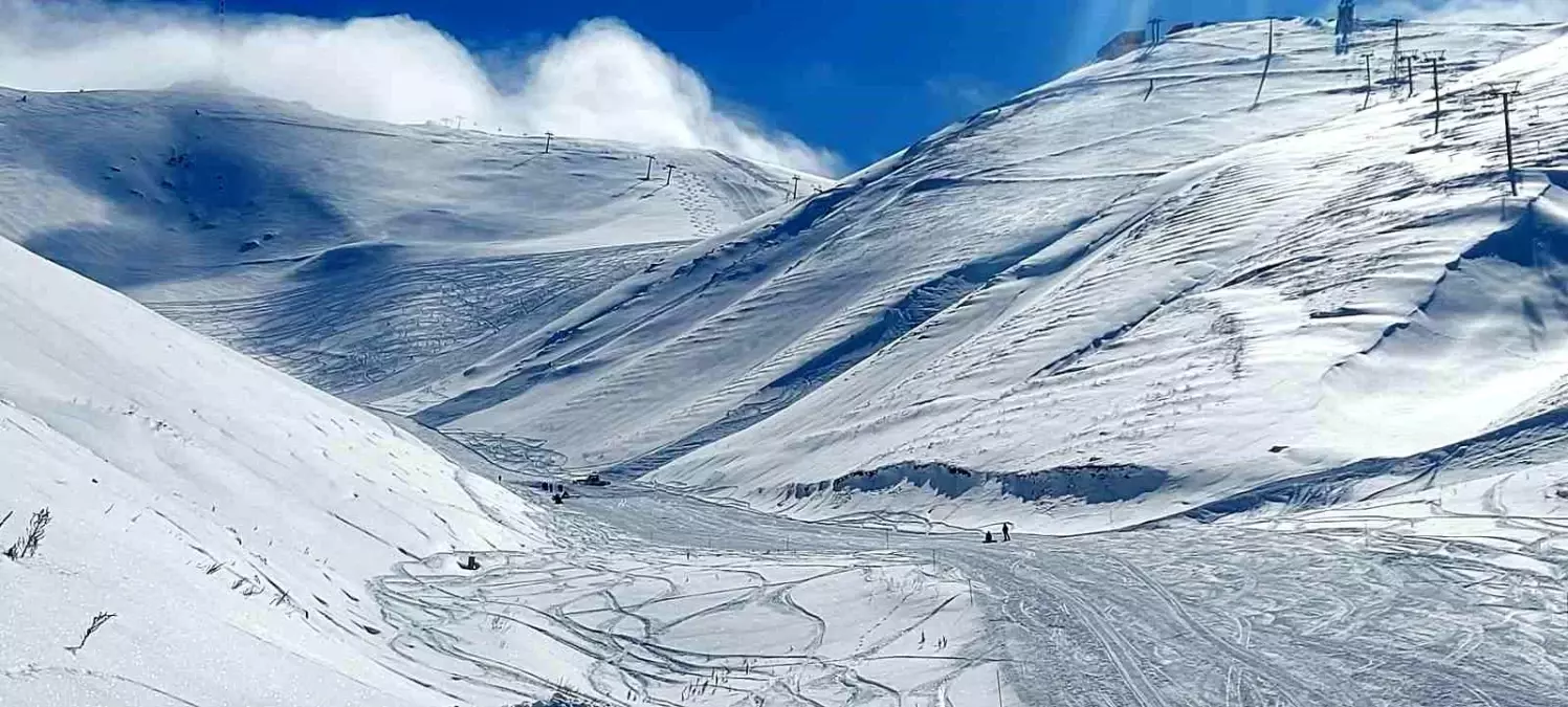 Palandöken\'de Çığ Düştü