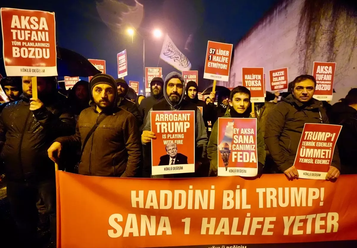 Köklü Değişim, Trump\'ı Protesto Etti