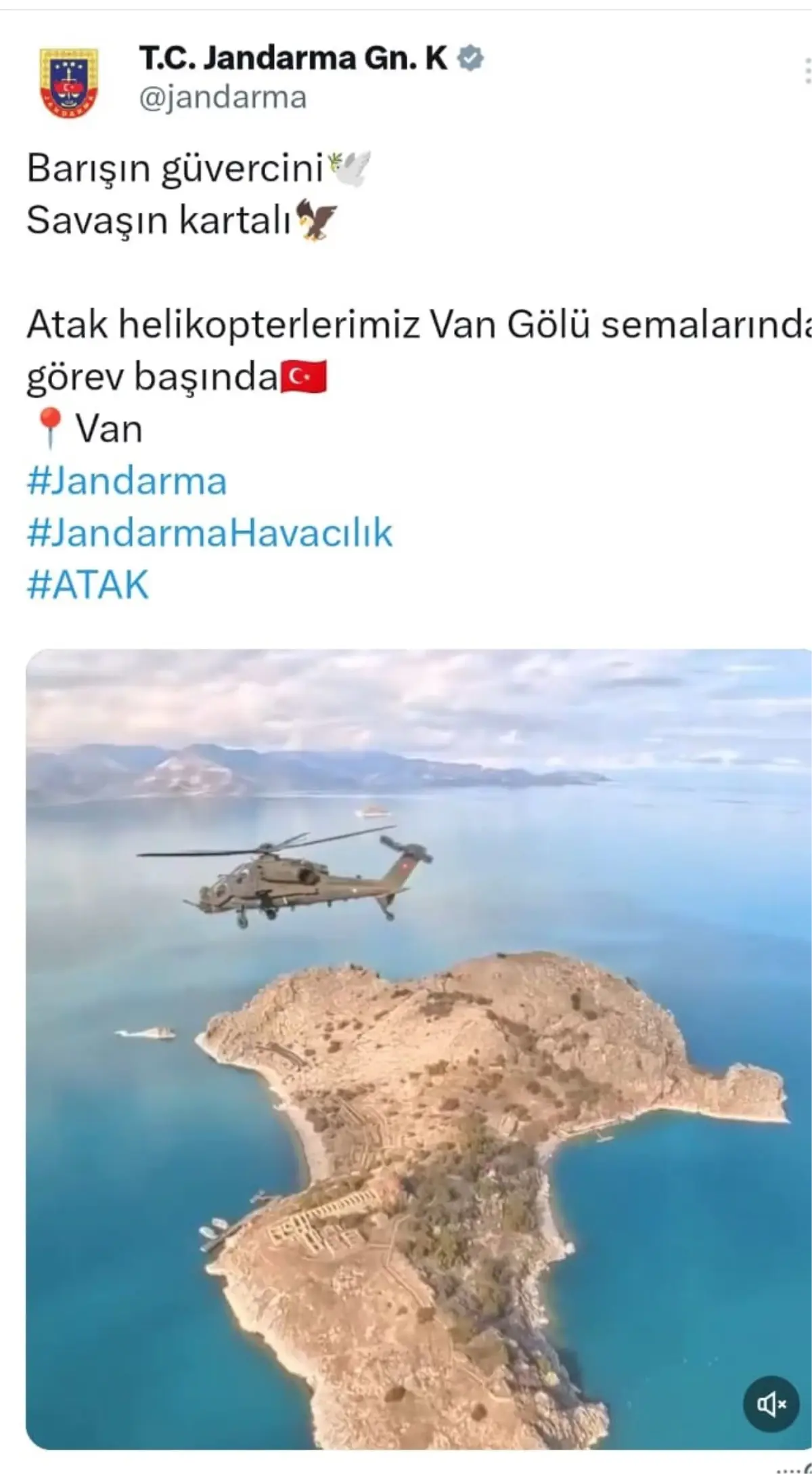 Atak Helikopterleri Van Gölü\'nde Görevde