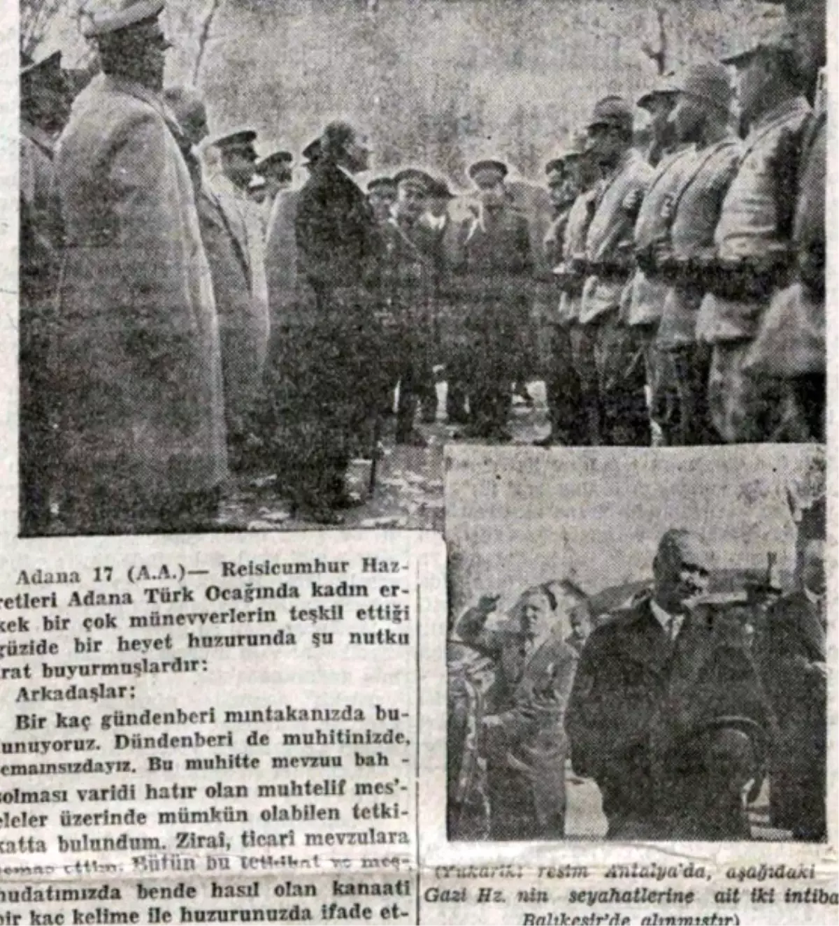 Atatürk\'ün 1931 Antalya Ziyaretine Ait Tarihi Video Ortaya Çıktı