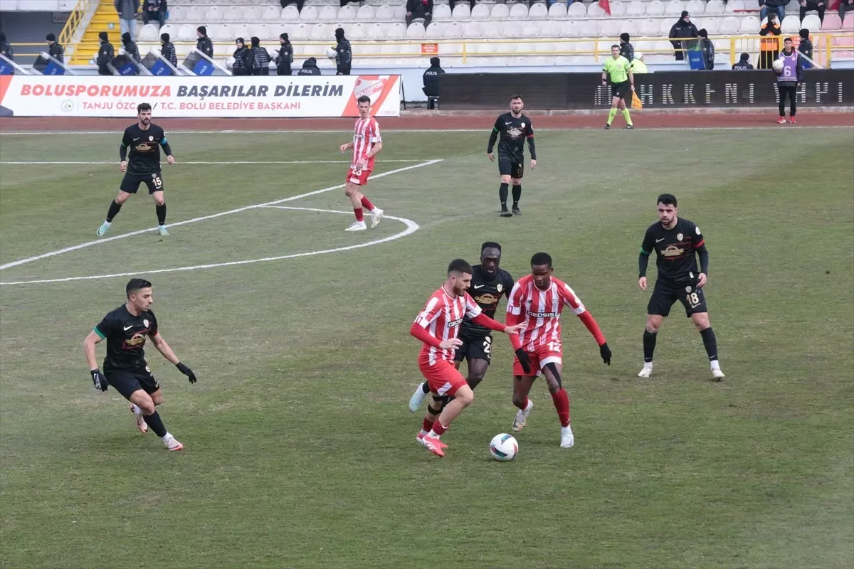 Boluspor-Amed Maçında Gol Yok