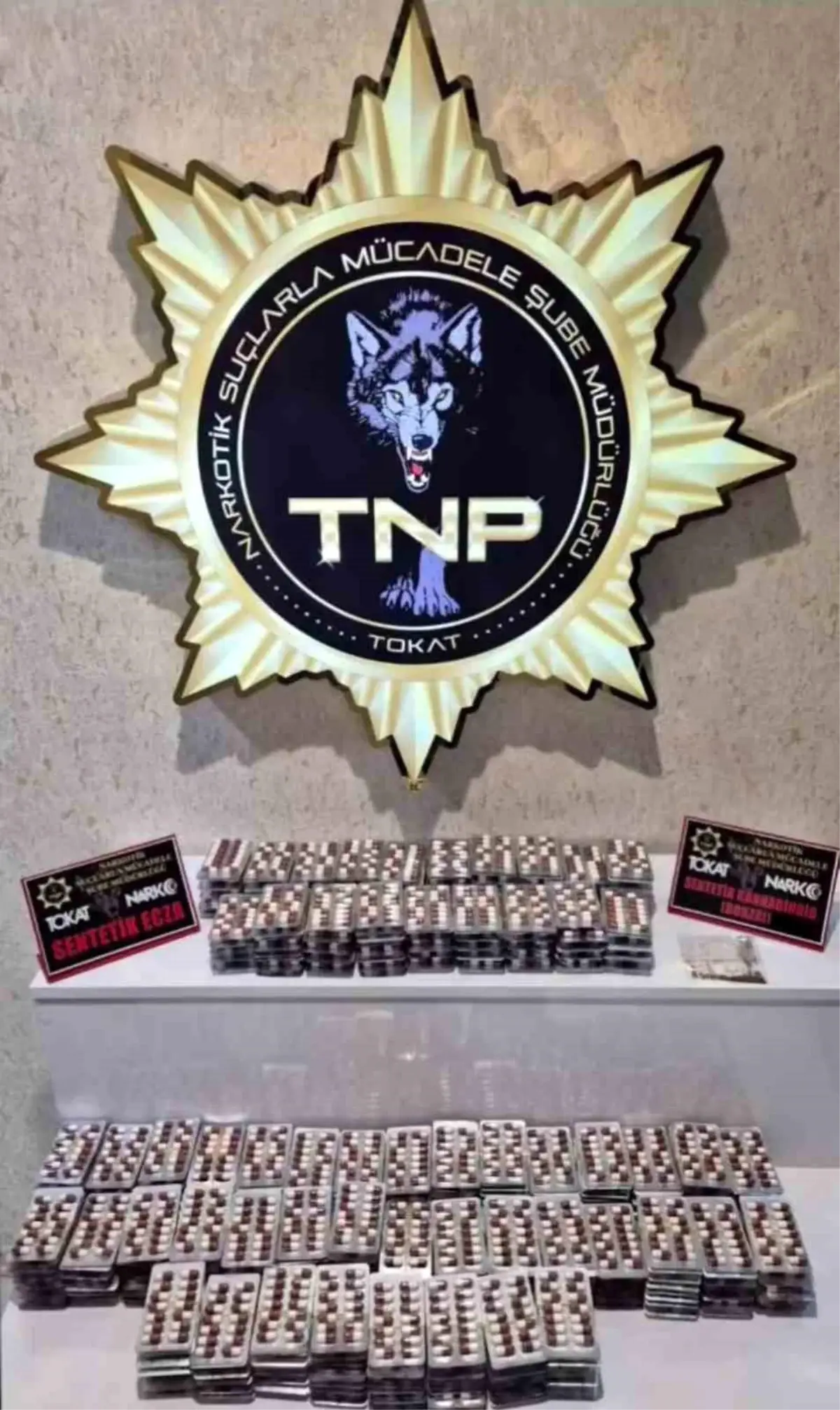 Tokat\'ta Sentetik Ecza Hap Operasyonu