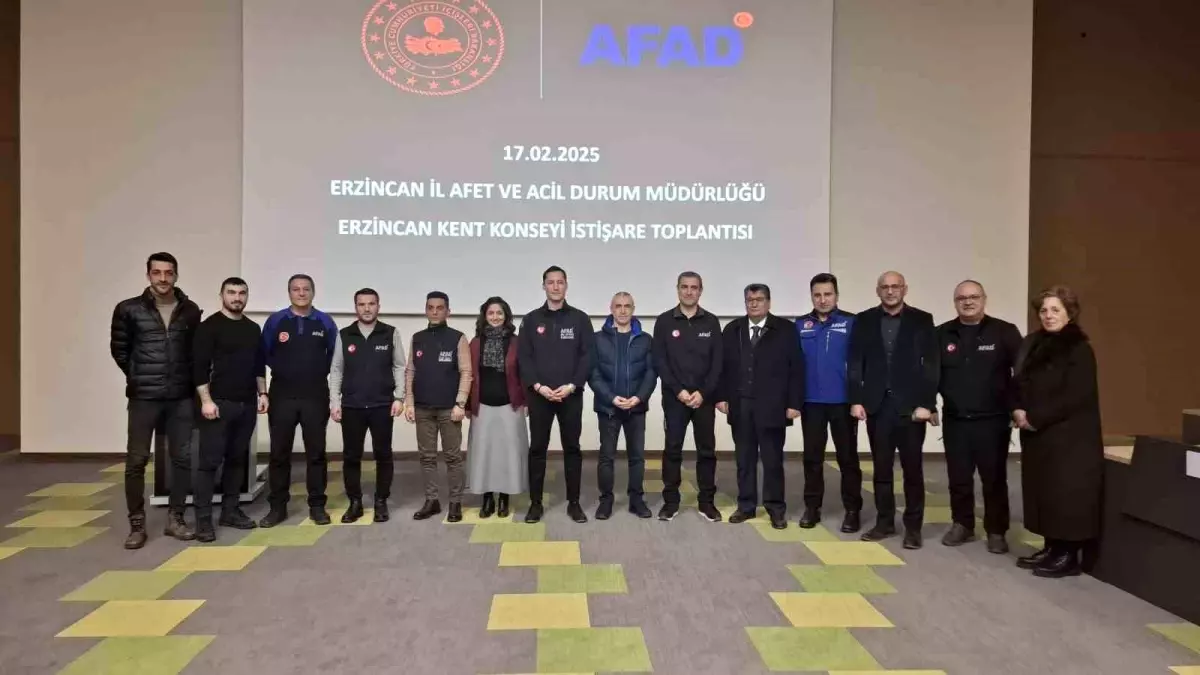 Erzincan\'da AFAD Toplantısı