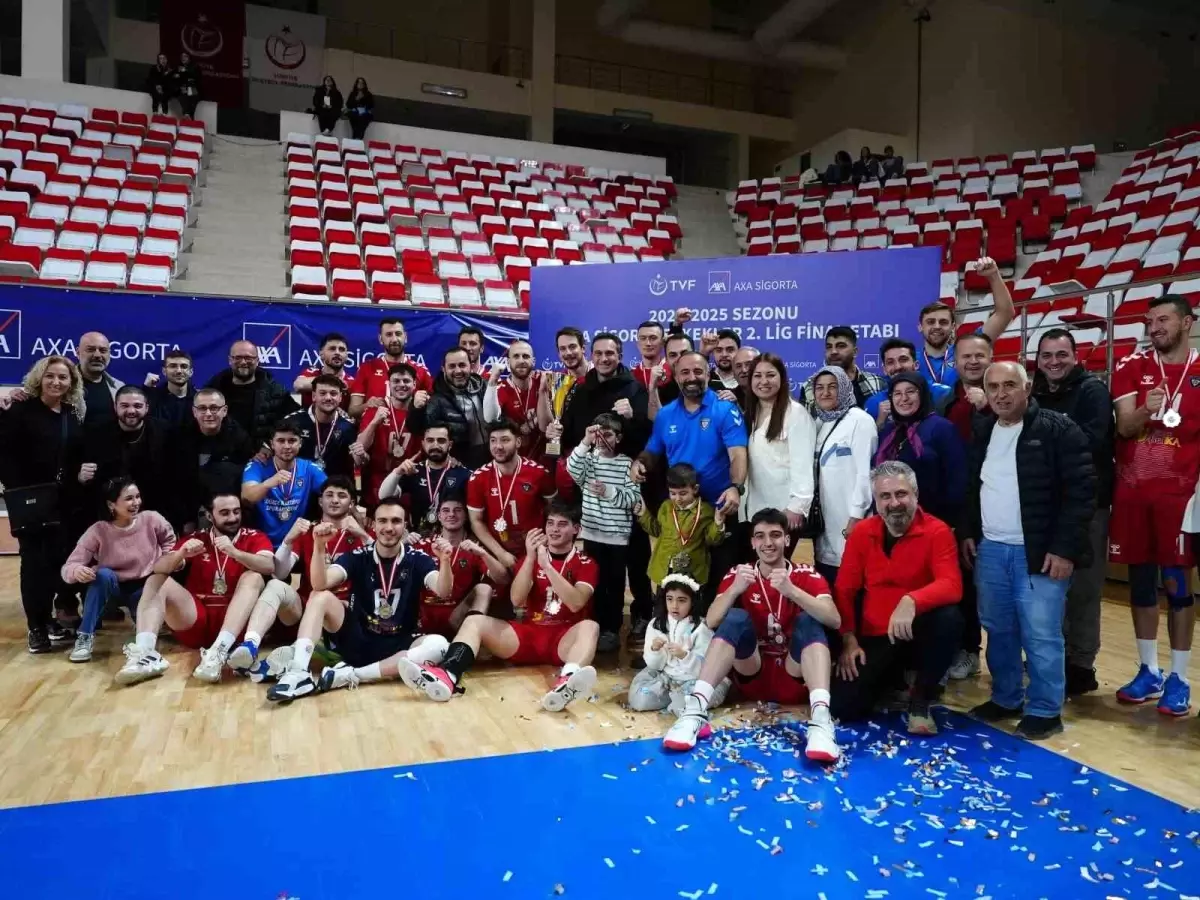 Düzce Belediyesi Voleybol Takımı 1. Lig\'e Yükseldi