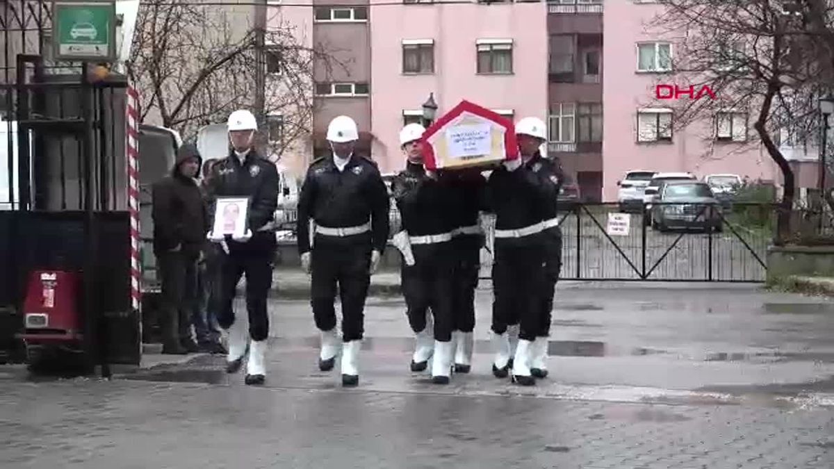 Kalp Krizinden Hayatını Kaybeden Polis Memuru İçin Tören Düzenlendi